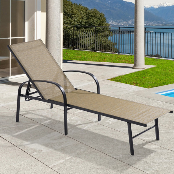 Outdoor discount sling chaise